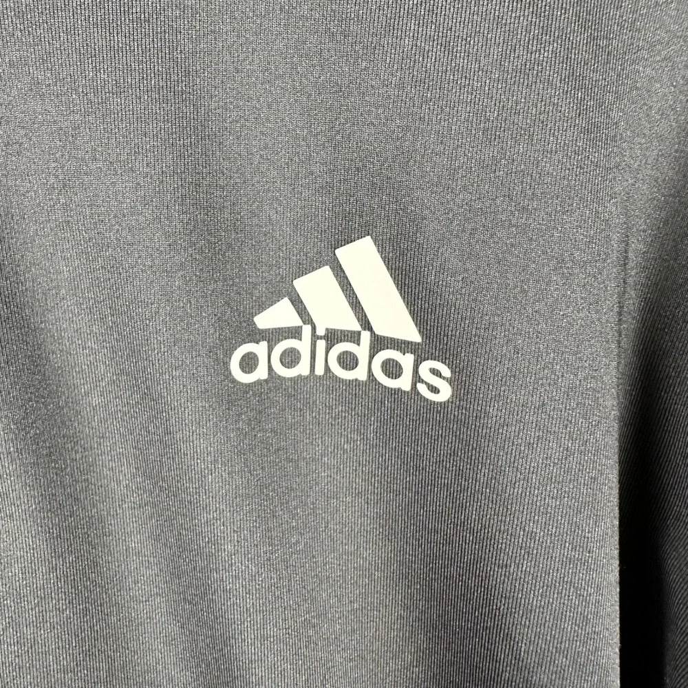 Adidas Golf Quarter Zip Pullover Mock Neck Mens Small Black ADVF20R779